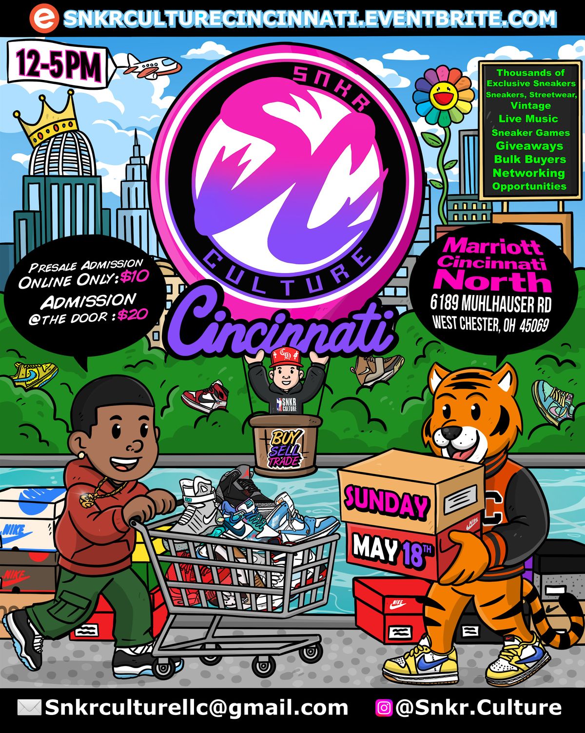 SNKR CULTURE CINCINNATI, 18 May | Event in West Chester Township | AllEvents