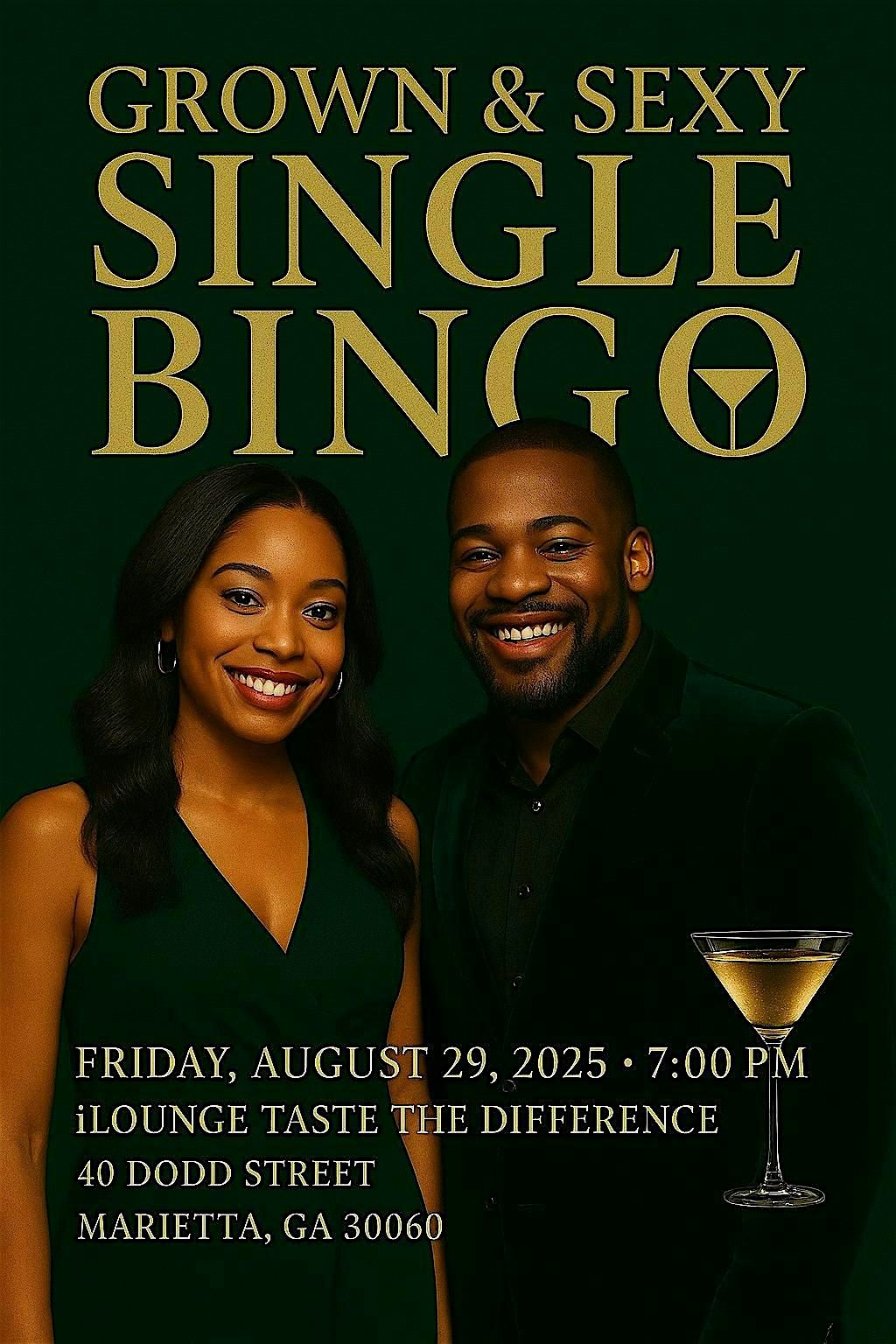 Grown & Sexy Single Bingo – A Night to Mix, Mingle & Win, 29 August | Event in Marietta | AllEvents