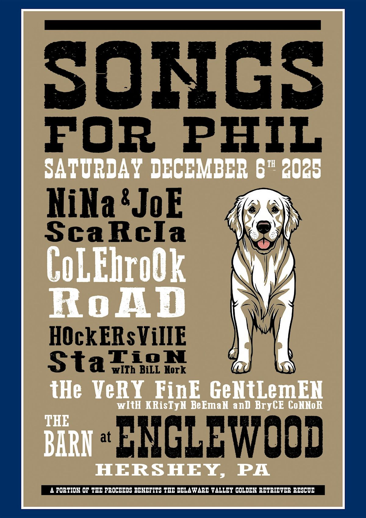 Songs For Phil, 6 December | Event in Hummelstown | AllEvents