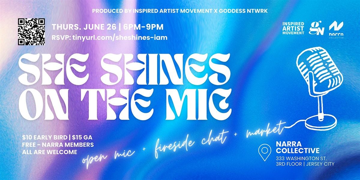She Shines On the Mic | Event in Jersey City | AllEvents
