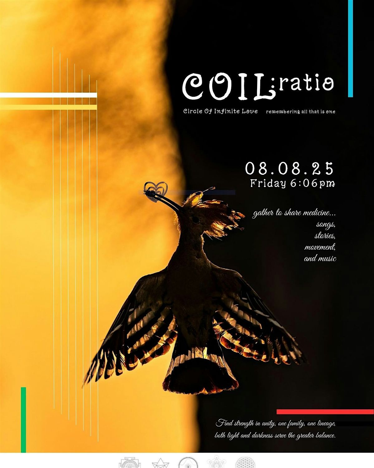 COIL ratio: Circle of Infinite Love - Remembering All That Is One, 8 August | Event in Costa Mesa | AllEvents