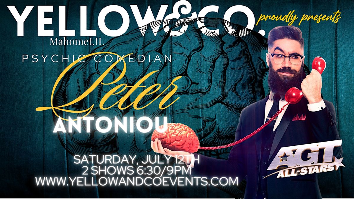 Yellow and Co. presents Psychic Comedian Peter Antoniou, 12 July | Event in Mahomet | AllEvents