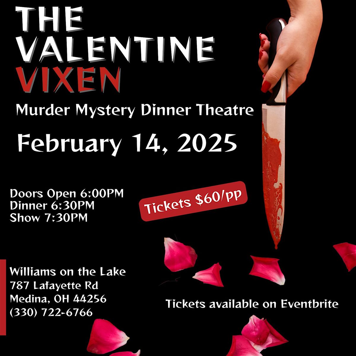 Murder Mystery Dinner Theater Show (Valentines M**der Mystery