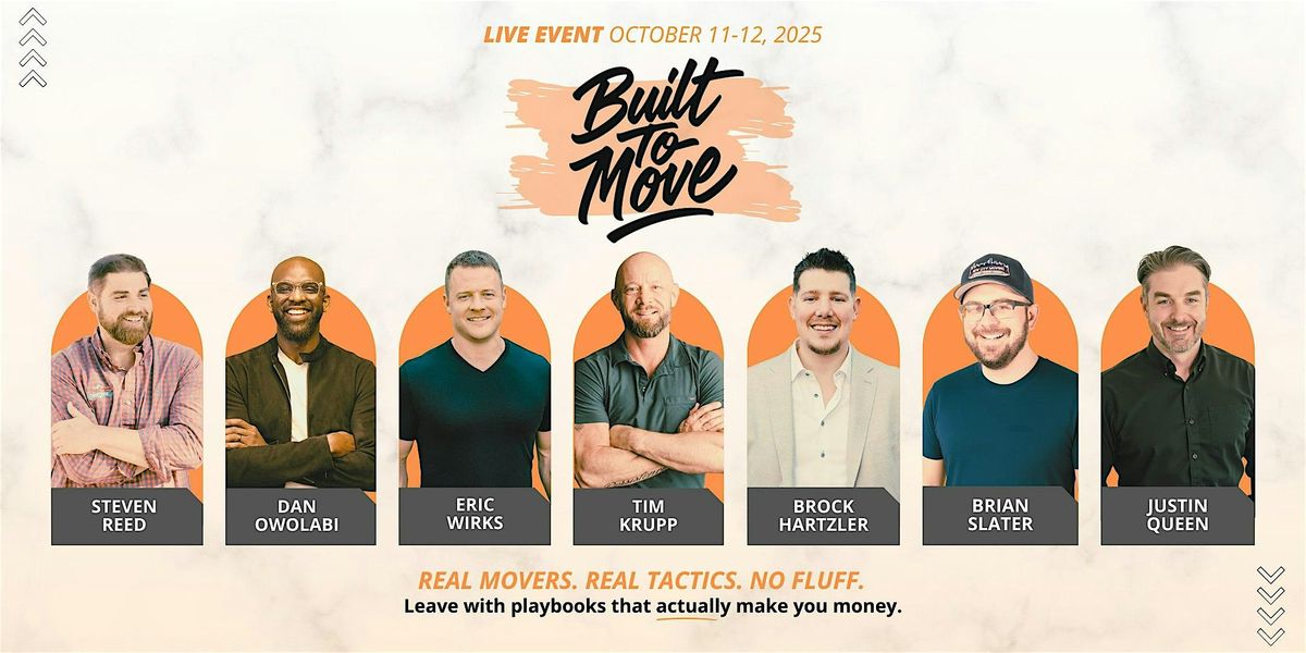 "Built To Move" Advanced Strategies For Moving Companies, 11 October | Event in Wooster | AllEvents