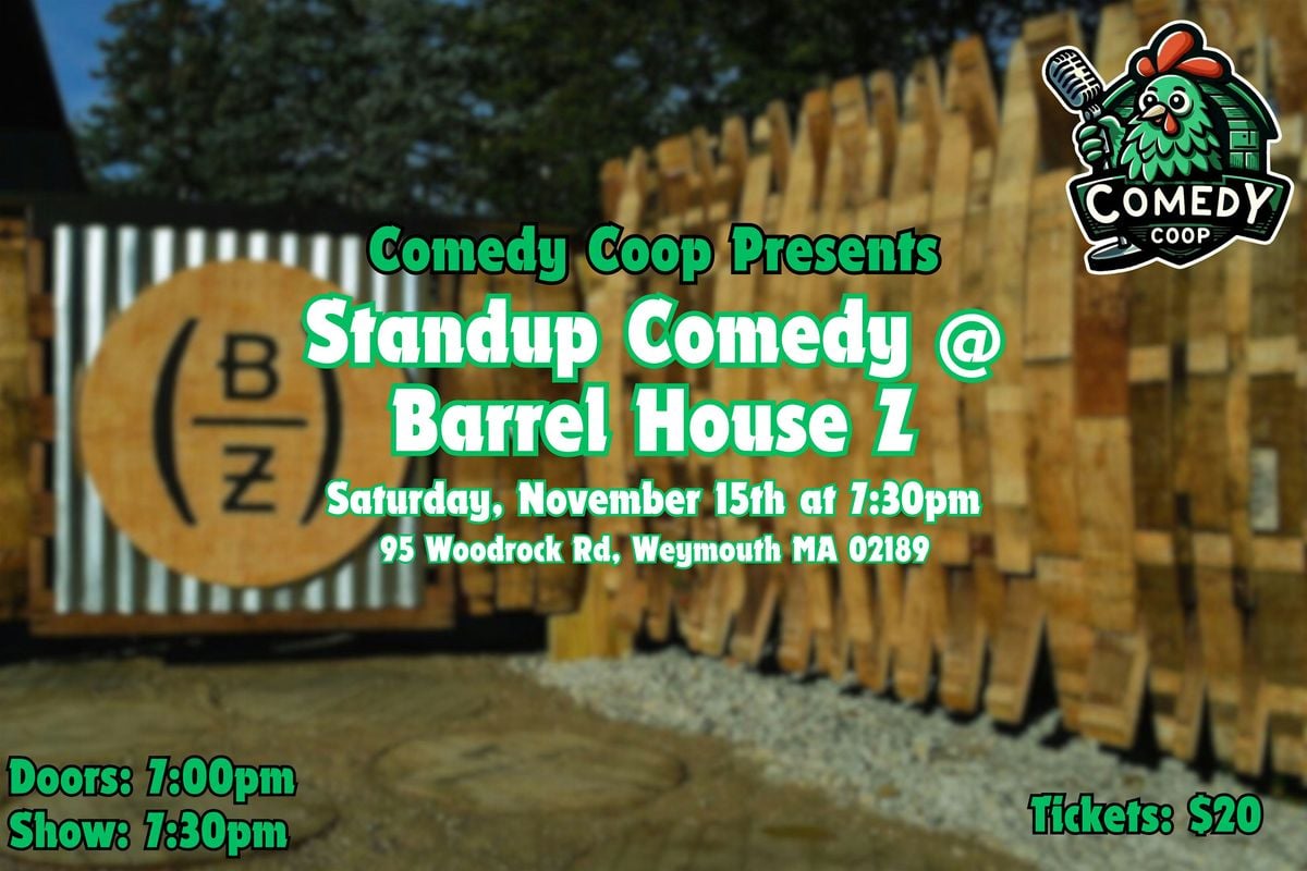 Comedy Coop Presents: Stand Up Comedy @ Barrel House Z, 15 November | Event in Weymouth | AllEvents