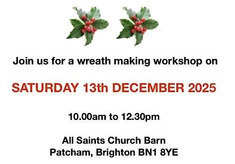 Wreath Making Workshop, 13 December | Event in Patcham | AllEvents