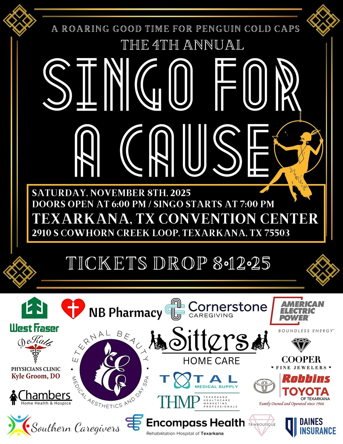 4th Annual Singo for a Cause, 8 November | Event in Texarkana | AllEvents