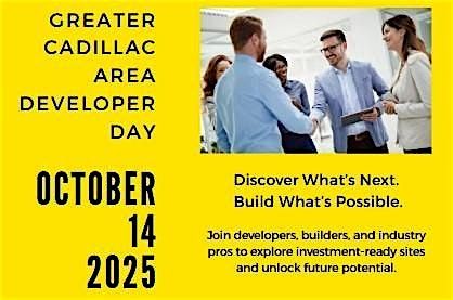 Greater Cadillac Area Developer Day, 14 October | Event in Cadillac | AllEvents