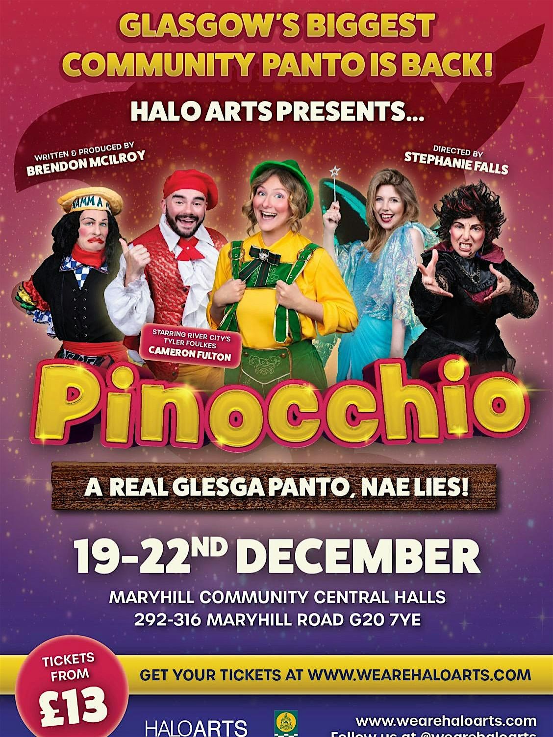 Pinocchio- A Real Glesga Panto @ Partick Burgh Hall, 16 December | Event in Partick | AllEvents