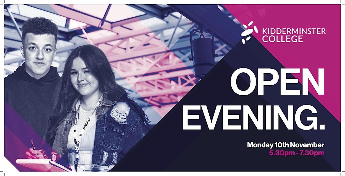 Kidderminster College November Open Event, 10 November | Event in Kidderminster | AllEvents