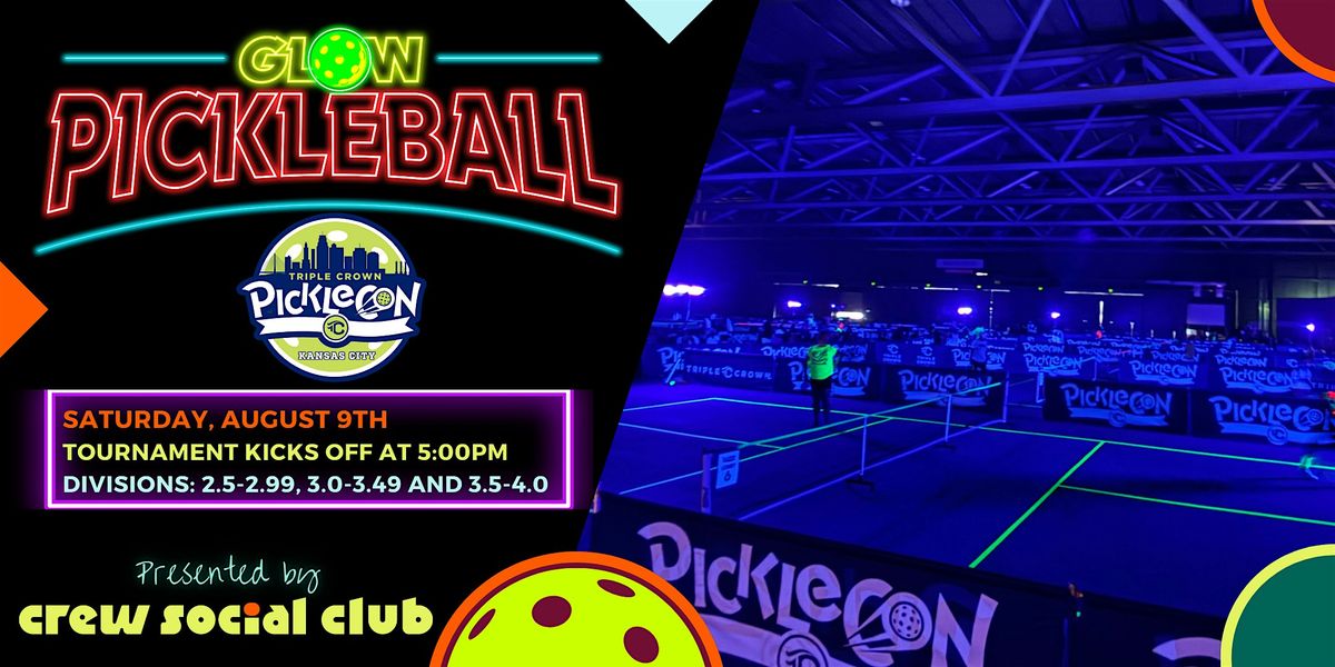 PickleCon Glow Pickleball Tournament, 9 August | Event in Kansas City | AllEvents