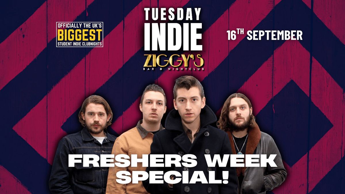 TUESDAY INDIE at Ziggy's - FRESHERS WEEK SPECIAL - 16th September, 16 September | Event in York | AllEvents