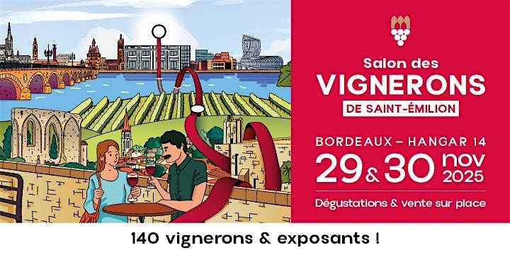 Salon des Vignerons de Saint-Emilion, 29 November | Event in Bordeaux | AllEvents
