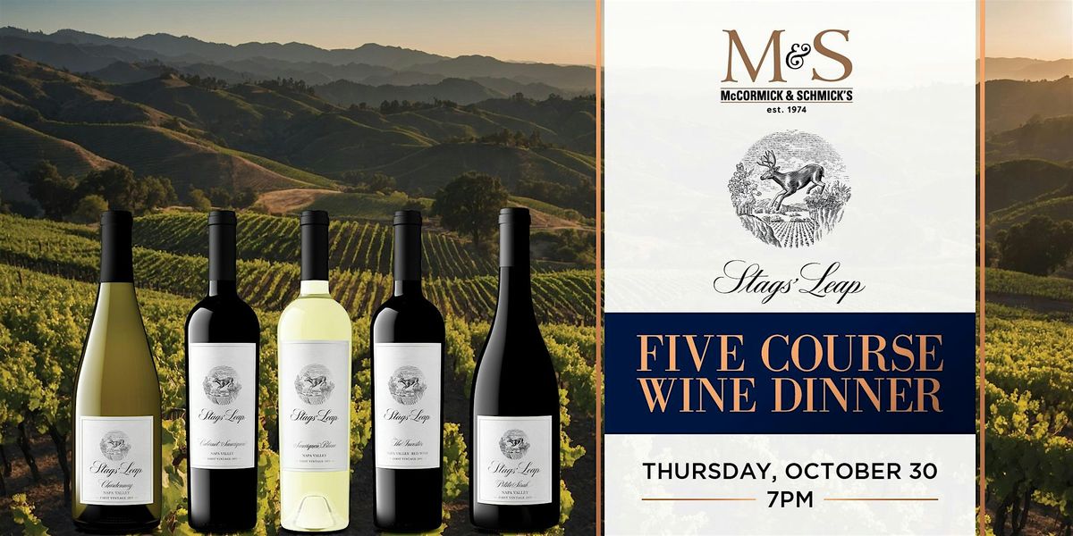 Mcormick & Schmick's + Stags Leap Wine Dinner - Indianapolis, 30 October | Event in Indianapolis | AllEvents