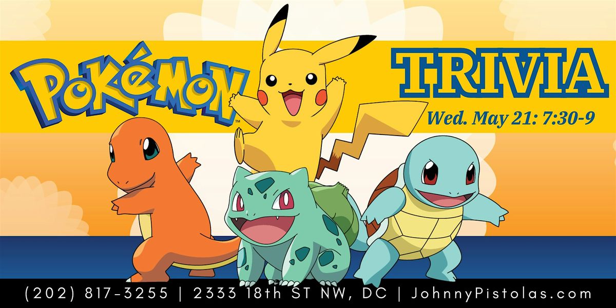Pokemon Trivia | Event in Washington | AllEvents