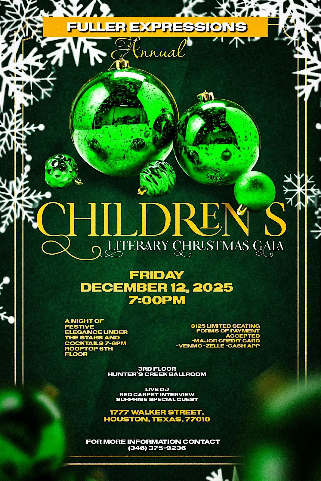 Fuller Expressions Children’s Literary Christmas Gala, 12 December | Event in Houston | AllEvents