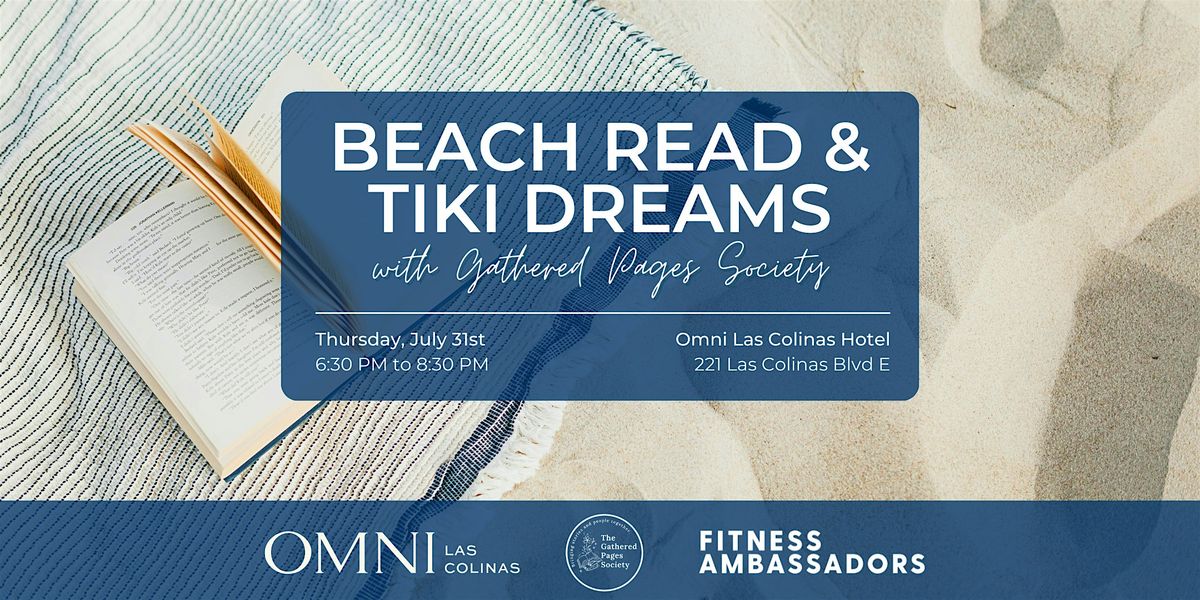 Beach Reads & Tiki Dreams Book Meet Up, 31 July | Event in Irving | AllEvents
