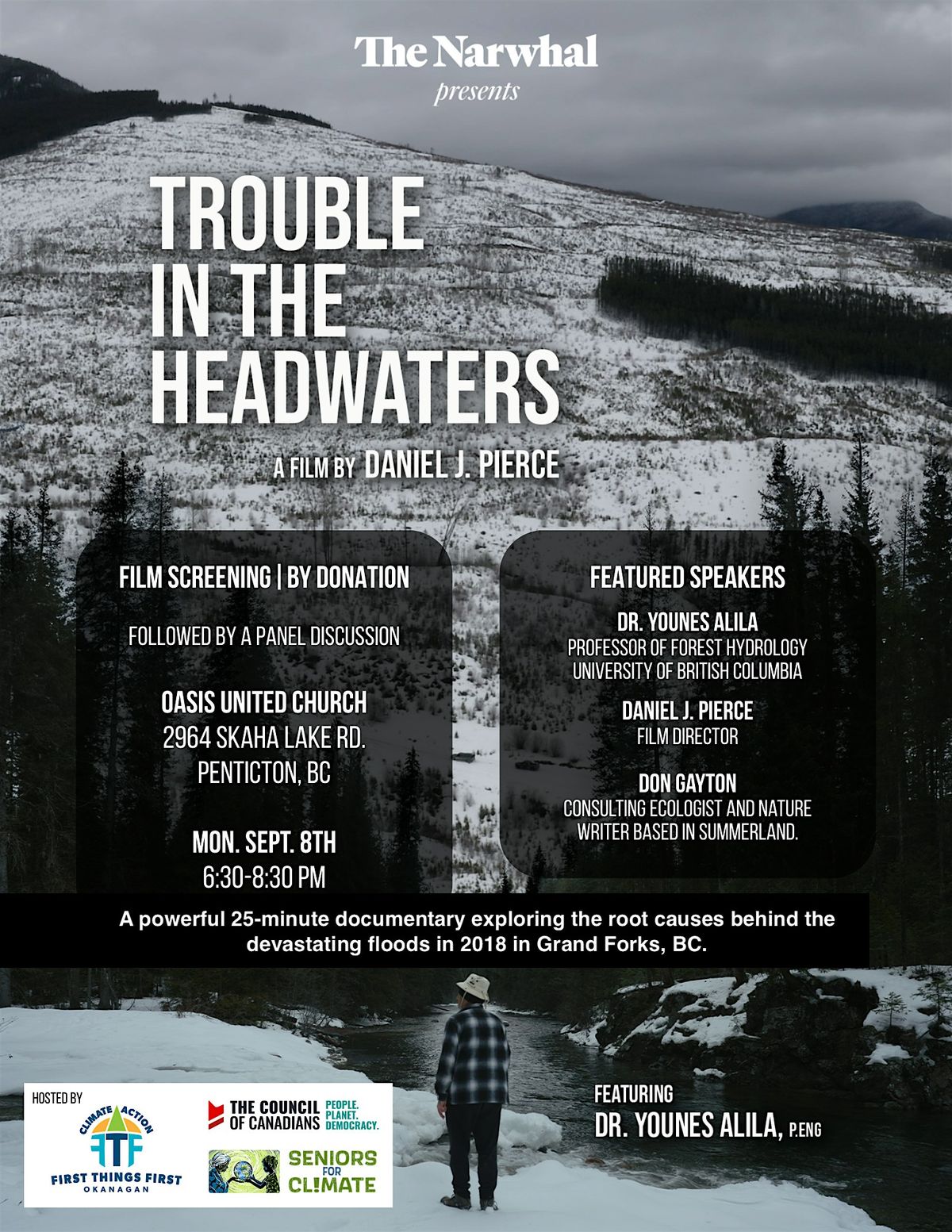 Doc Screening Trouble in the Headwaters, 8 September | Event in Penticton | AllEvents