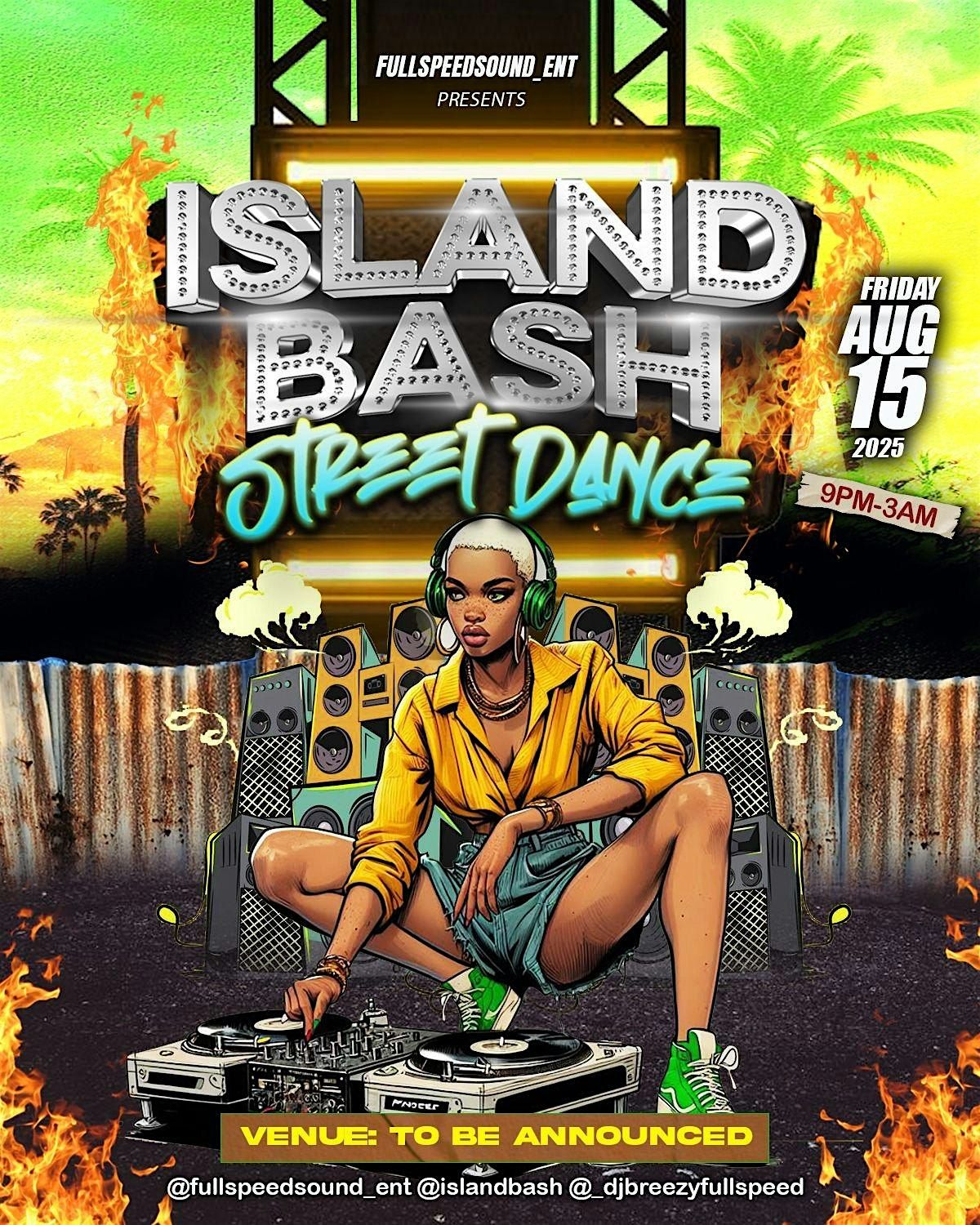 ISLAND BASH STREET DANCE, 15 August | Event in MARYLAND | AllEvents