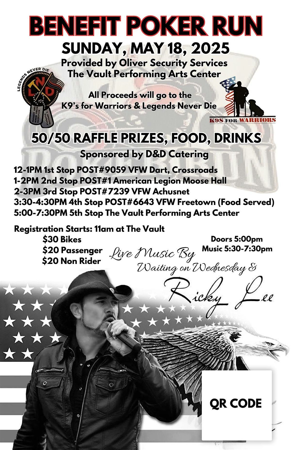 Benefit Poker Run - Ricky Lee, 18 May | Event in New Bedford | AllEvents