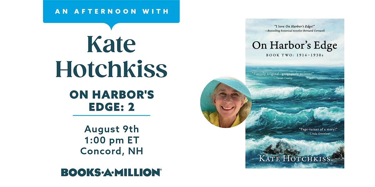 An Afternoon with Kate Hotchkiss, 16 August | Event in South Portland | AllEvents