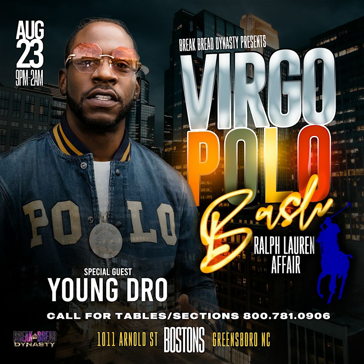 Virgo POLO Bash, 23 August | Event in Greensboro | AllEvents