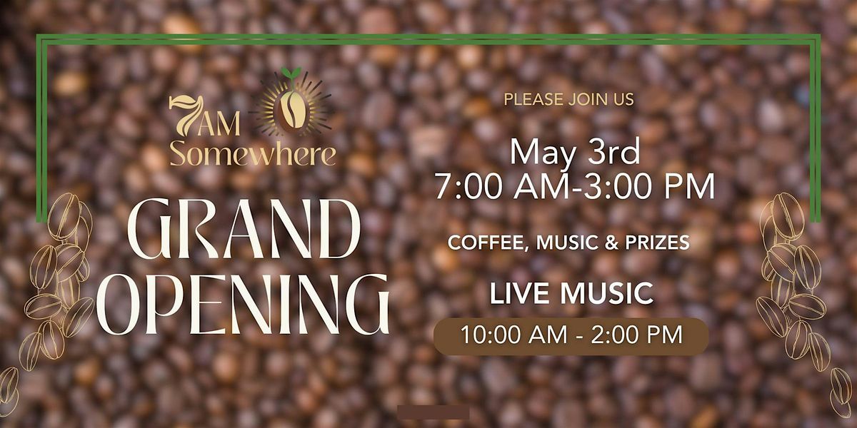 7AM Somewhere Grand Opening Event, 3 May | Event in Brighton | AllEvents