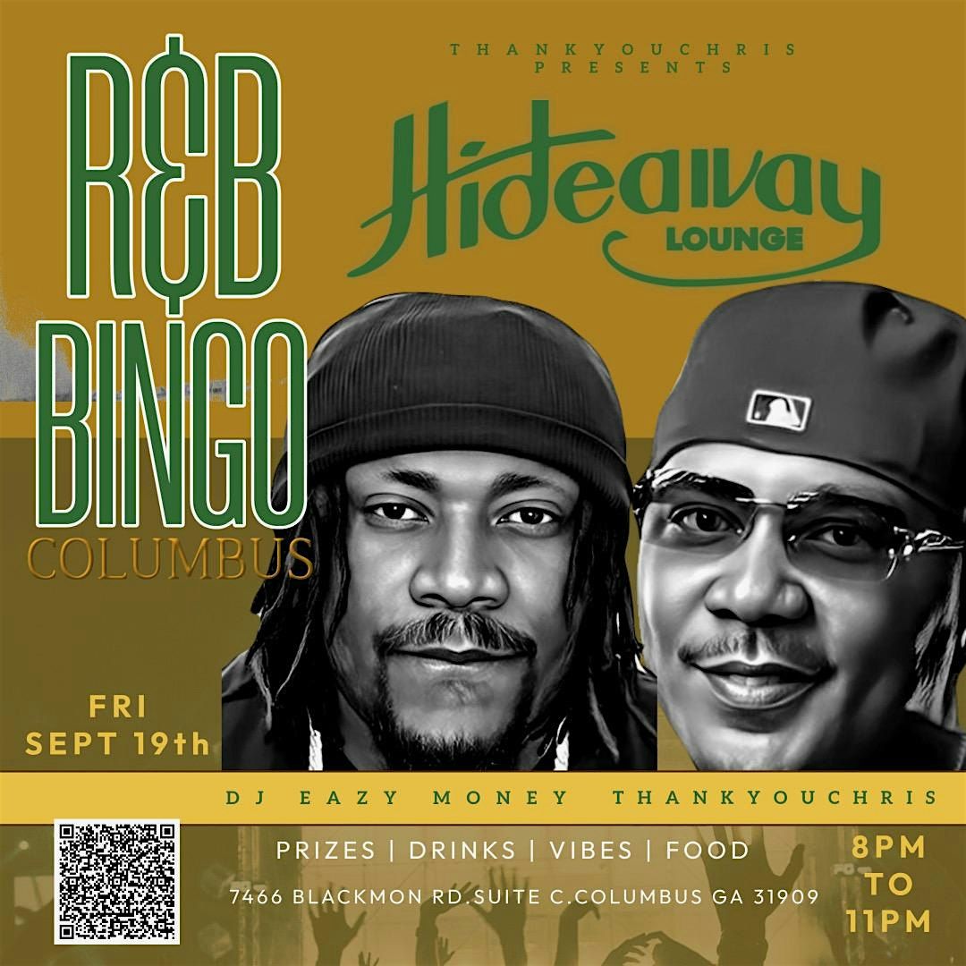 R&B BiNGO Columbus GA! R&B Vs Trap Bingo W/ Comedian THANK YOU CHRIS, 19 September | Event in Columbus