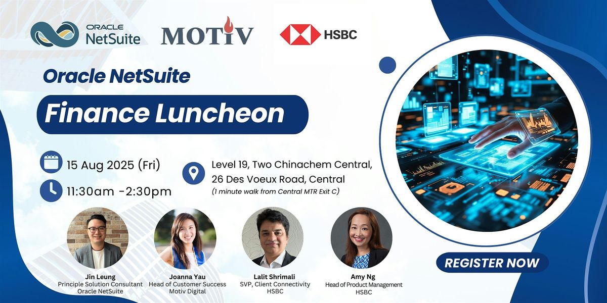 Revolutionize Your Finance Operations with Oracle-Bank Integration, 15 August | Event in Central | AllEvents