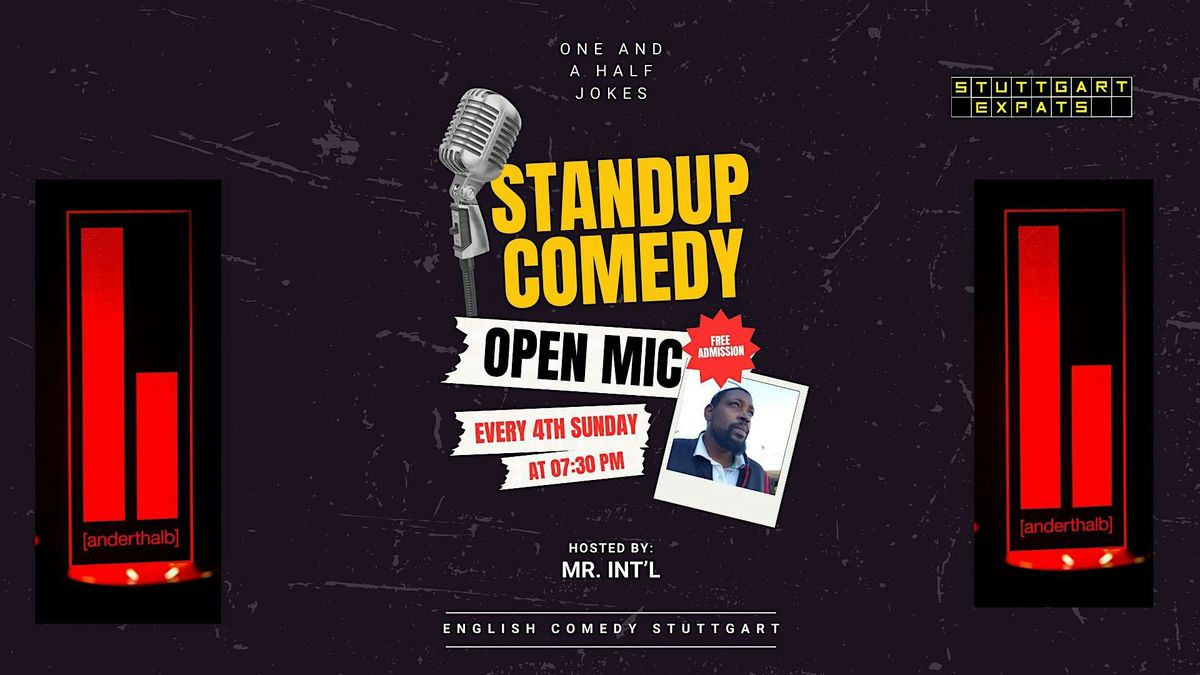 One-And-A-Half Jokes (English Comedy Open Mic) | Event in Stuttgart | AllEvents