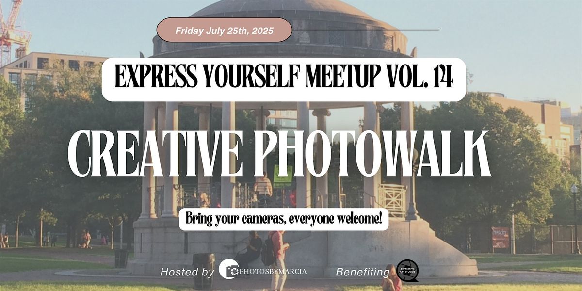 Creative Photowalk at Boston Common, 25 July | Event in Boston | AllEvents