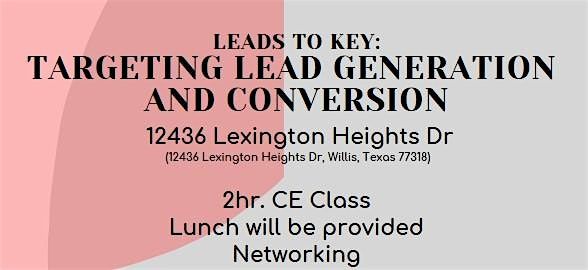 Targeting Lead Generation and Conversion, 9 May | Event in Willis | AllEvents