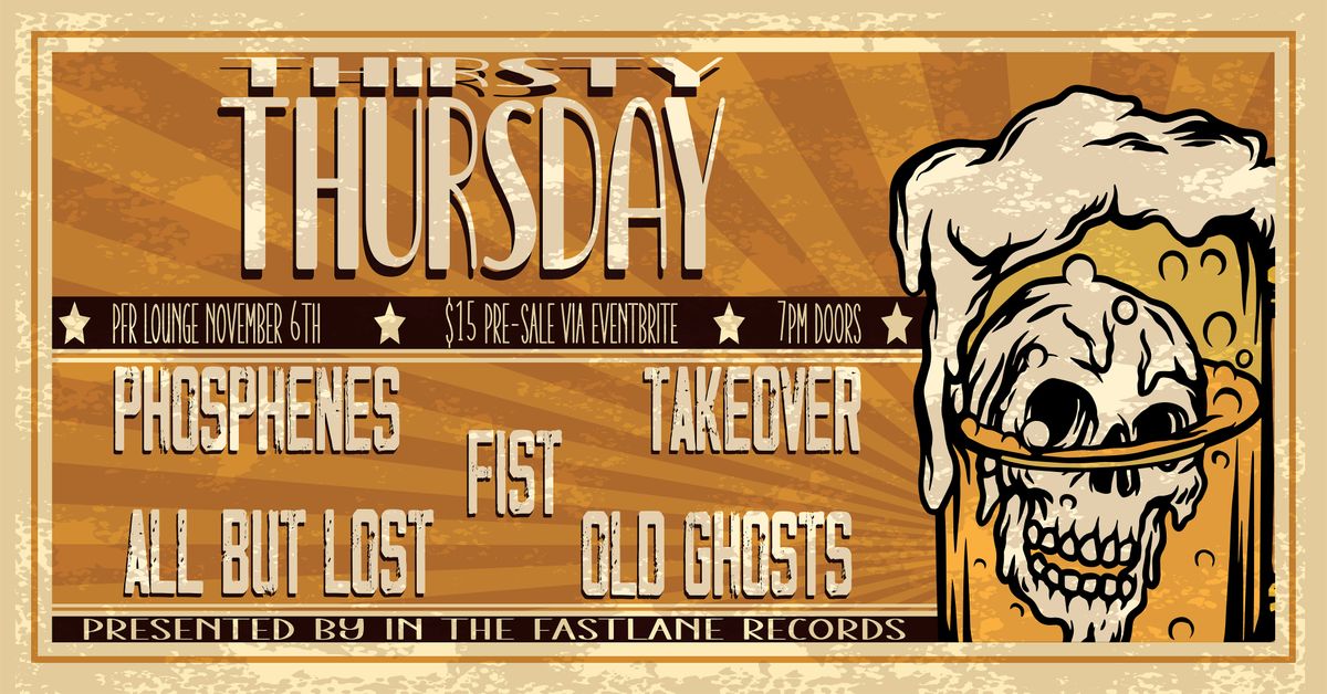 Thirsty Thursday at PFR, 6 November | Event in Fortitude Valley | AllEvents