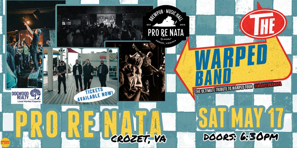 The Warped Band @ Pro Re Nata, 17 May | Event in Crozet | AllEvents