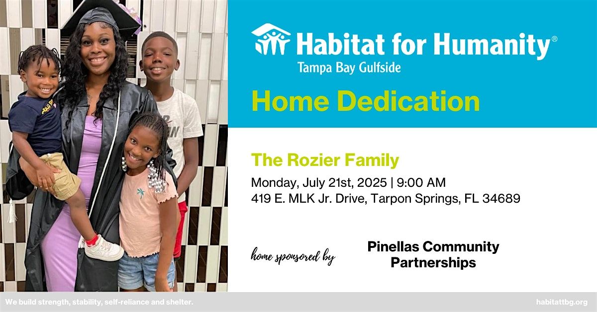 The Rozier Family Home Dedication, 419 W Martin Luther King Jr Dr ...