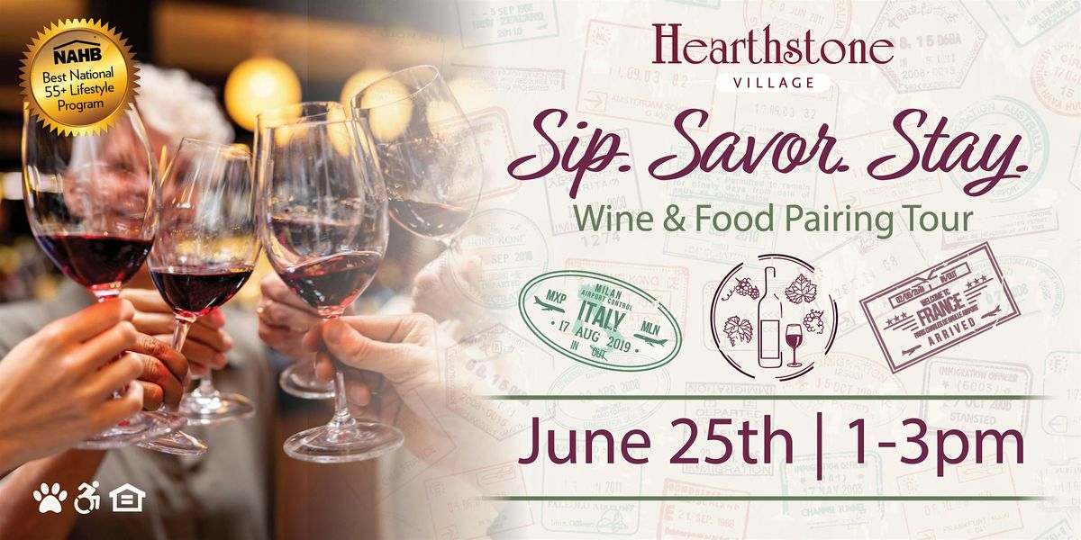 Sip. Savor. Stay. Wine & Food Pairing Tour!, 25 June | Event in Latham | AllEvents