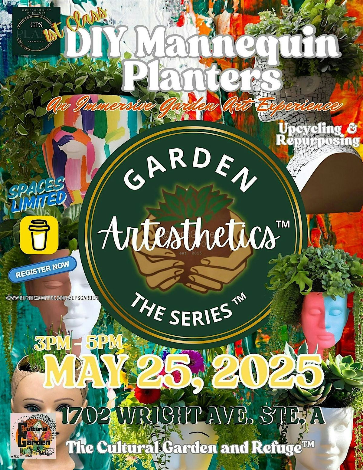 Garden Artesthetics™ – Class One: DIY Mannequin Planters, 25 May | Event in Little Rock | AllEvents