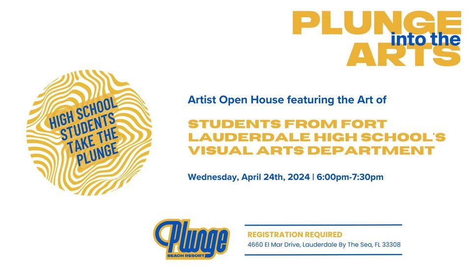 Kids Plunge Into the Arts with students from Fort Lauderdale High