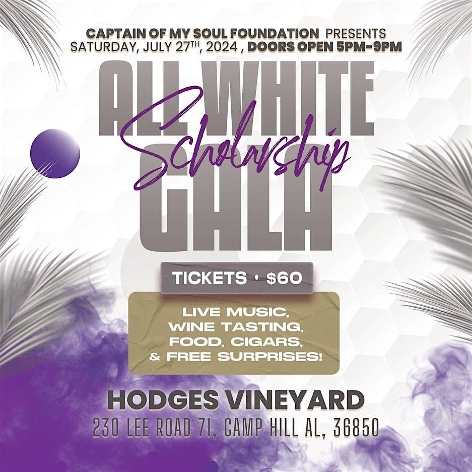 All White Scholarship Gala Presented by Omega Psi Phi Nu Iota Iota Chapter, 26 July | Event in Auburn | AllEvents