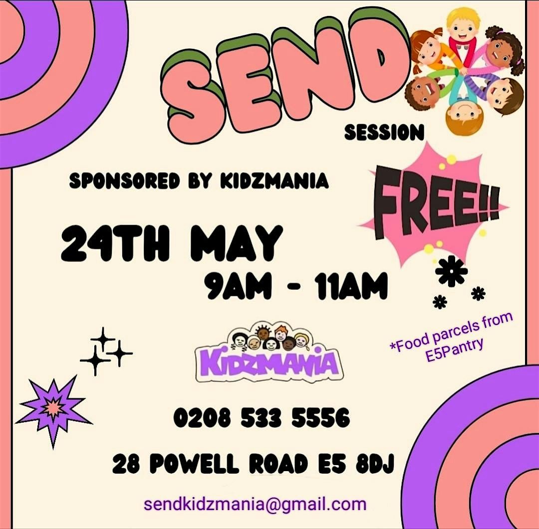 Free SEND Kidzmania Stay and Play Session | Event in London | AllEvents