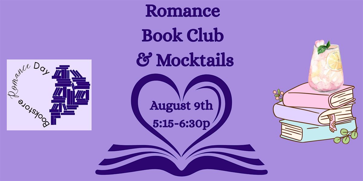 Romance Book Club and Mocktails, 9 August | Event in Midlothian | AllEvents