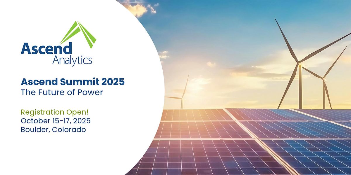 Ascend Summit 2025: The Future of Power, 15 October | Event in Boulder | AllEvents
