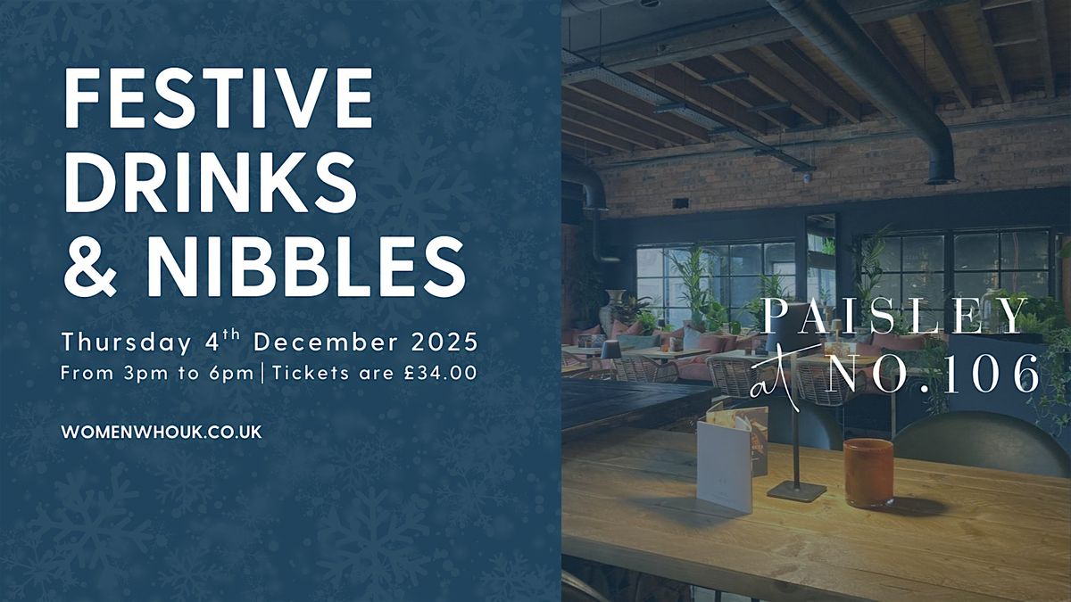 Festive Drinks & Nibbles with The Women Who Business Community, 4 December | Event in Stourport-on-Severn