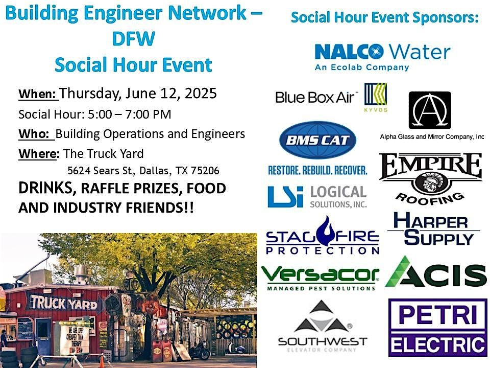 Building Engineer Network- 2025 DFW Q2 Social | Event in Dallas | AllEvents