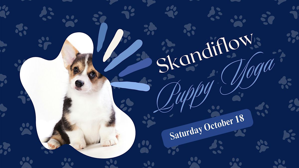 Puppy Yoga at Skandiflow, 18 October | Event in Kingston | AllEvents