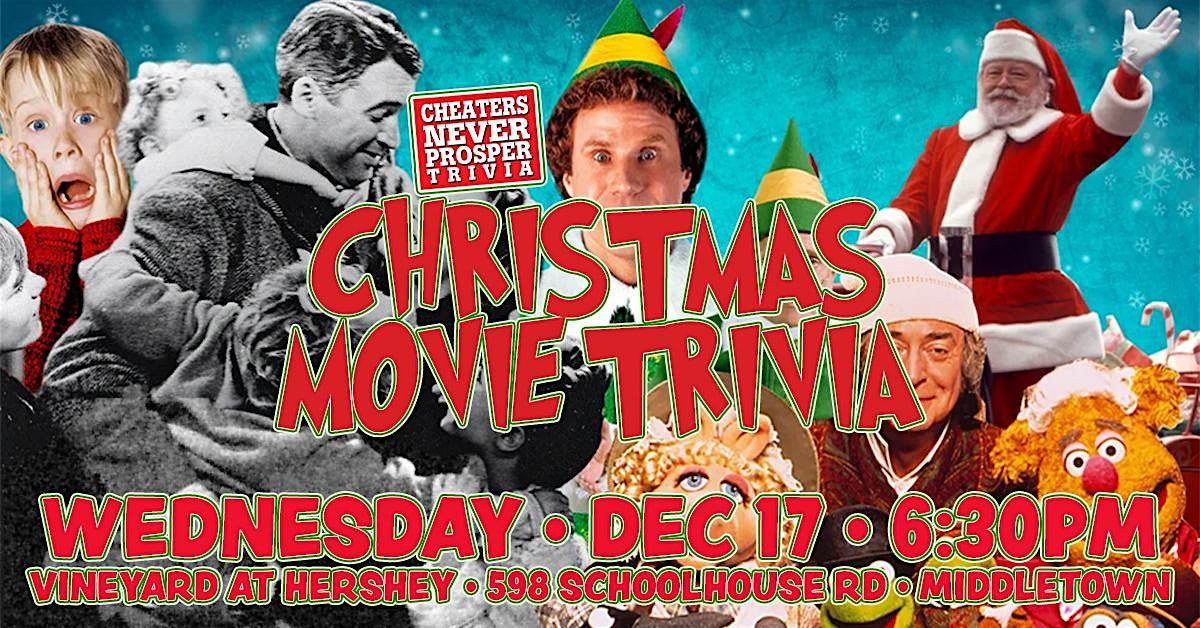 Christmas Movie Trivia at The Vineyard at Hershey, 17 December | Event in Middletown | AllEvents