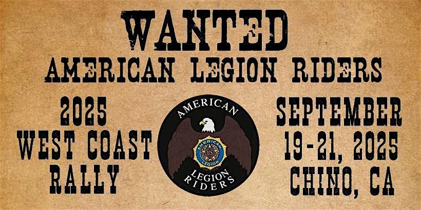 American Legion Riders 2025 West Coast Rally, 19 September | Event in Chino | AllEvents