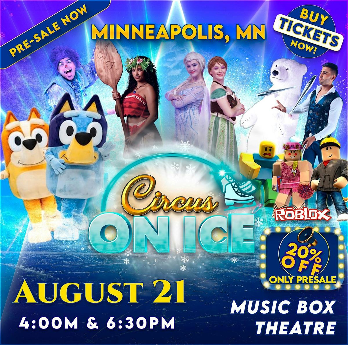 MINNEAPOLIS, MN - CIRCUS ON ICE, 21 August | Event in Minneapolis | AllEvents