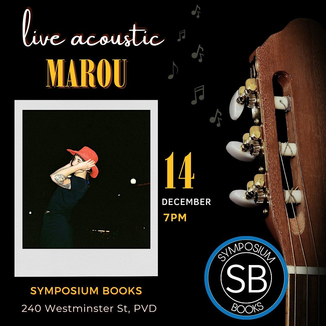 MAROU performing at Symposium Books, 12 December | Event in Providence | AllEvents