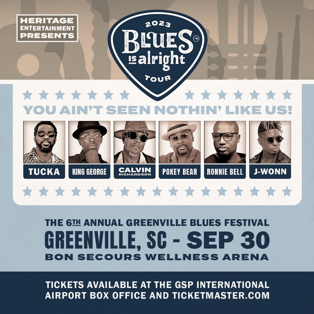 Greenville Blues Festival - King George, Rucka, Poker Bear at Bon Secours Wellness Arena, 4 October | AllEvents